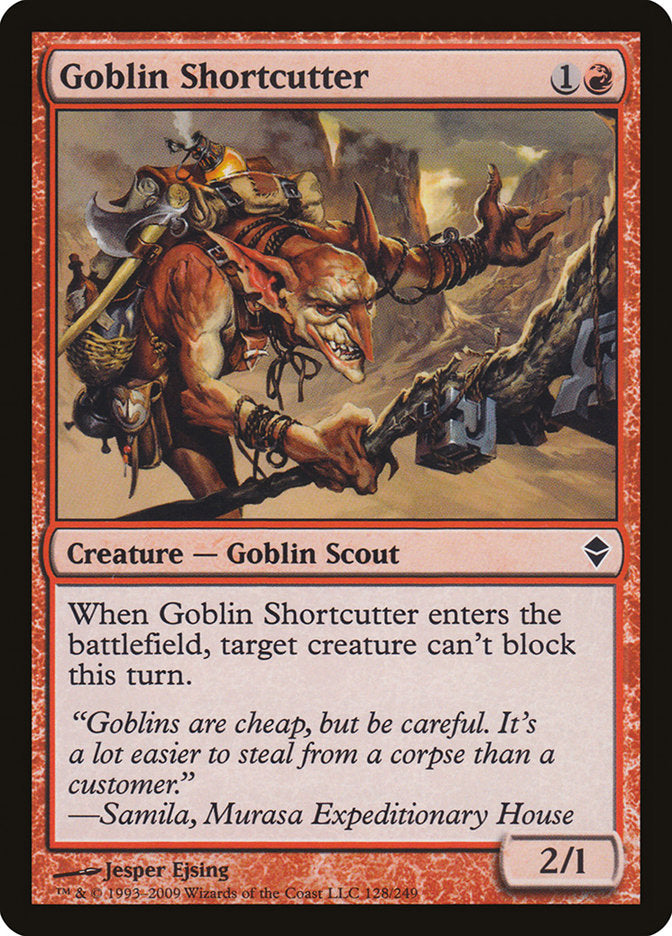 Goblin Shortcutter [Zendikar] | GrognardGamesBatavia