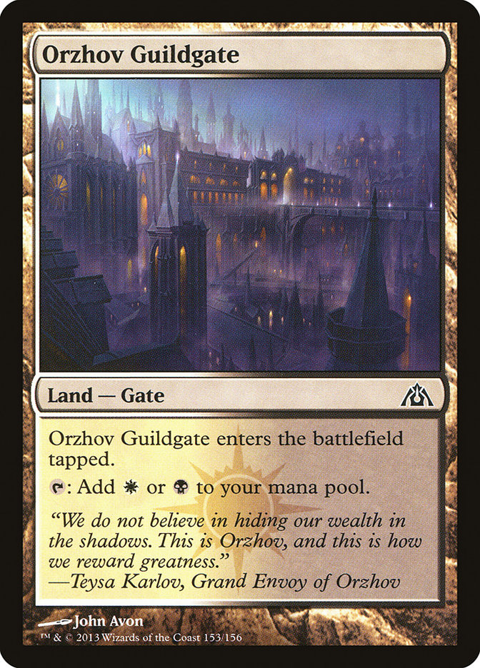 Orzhov Guildgate [Dragon's Maze] | GrognardGamesBatavia