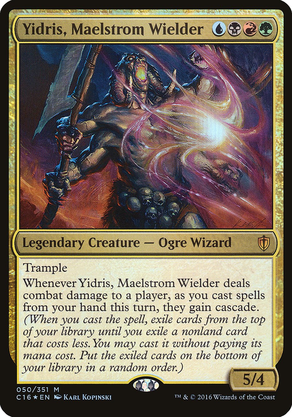 Yidris, Maelstrom Wielder (Oversized) [Commander 2016 Oversized] | GrognardGamesBatavia