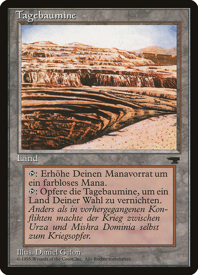 Strip Mine (German) - "Tagebaumine" [Renaissance] | GrognardGamesBatavia