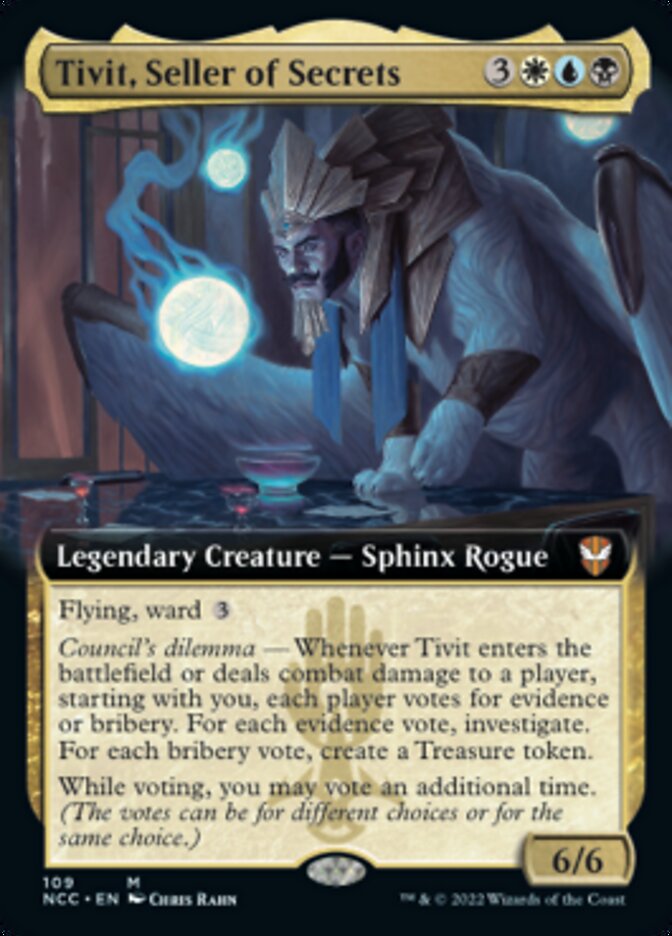 Tivit, Seller of Secrets (Extended Art) [Streets of New Capenna Commander] | GrognardGamesBatavia