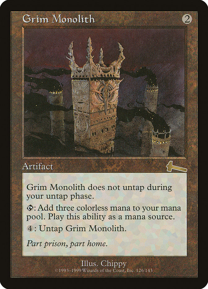 Grim Monolith [Urza's Legacy] | GrognardGamesBatavia