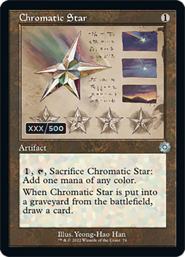 Chromatic Star (Retro Schematic) (Serial Numbered) [The Brothers' War Retro Artifacts] | GrognardGamesBatavia
