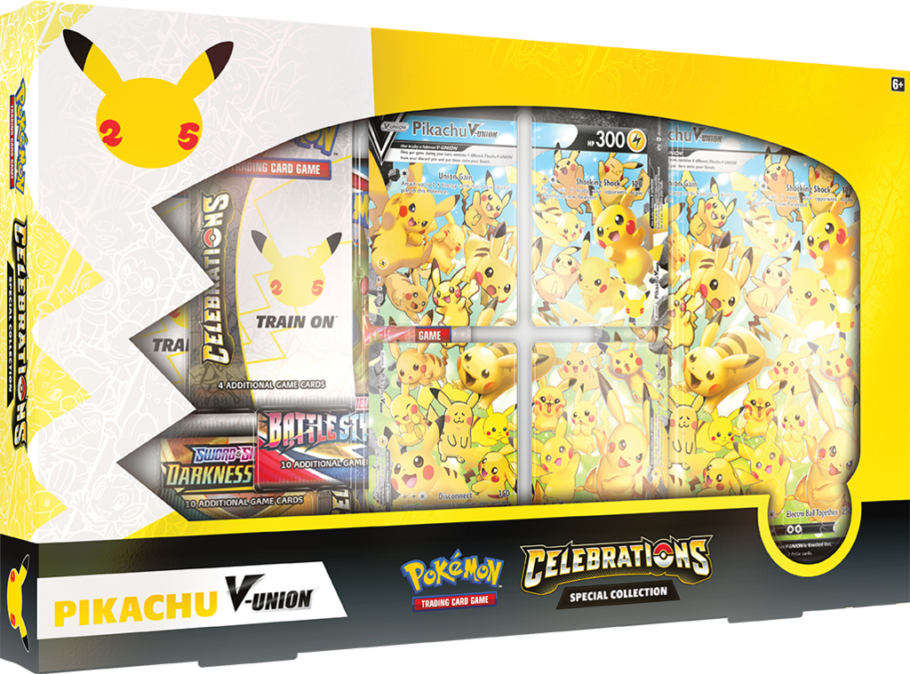 Celebrations: 25th Anniversary - Special Collection (Pikachu V-Union) | GrognardGamesBatavia