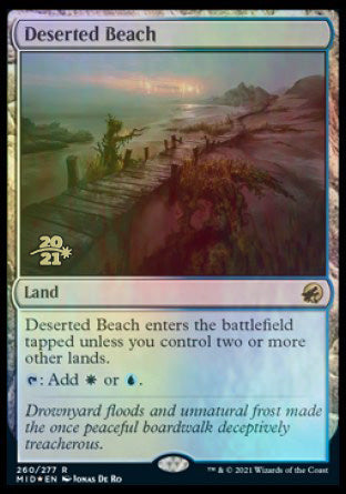 Deserted Beach [Innistrad: Midnight Hunt Prerelease Promos] | GrognardGamesBatavia