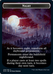 Day // Night Double-Sided Token [Innistrad: Midnight Hunt Tokens] | GrognardGamesBatavia