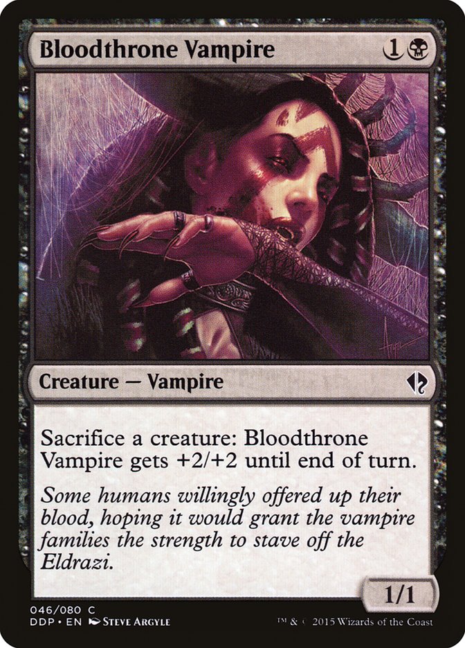 Bloodthrone Vampire [Duel Decks: Zendikar vs. Eldrazi] | GrognardGamesBatavia