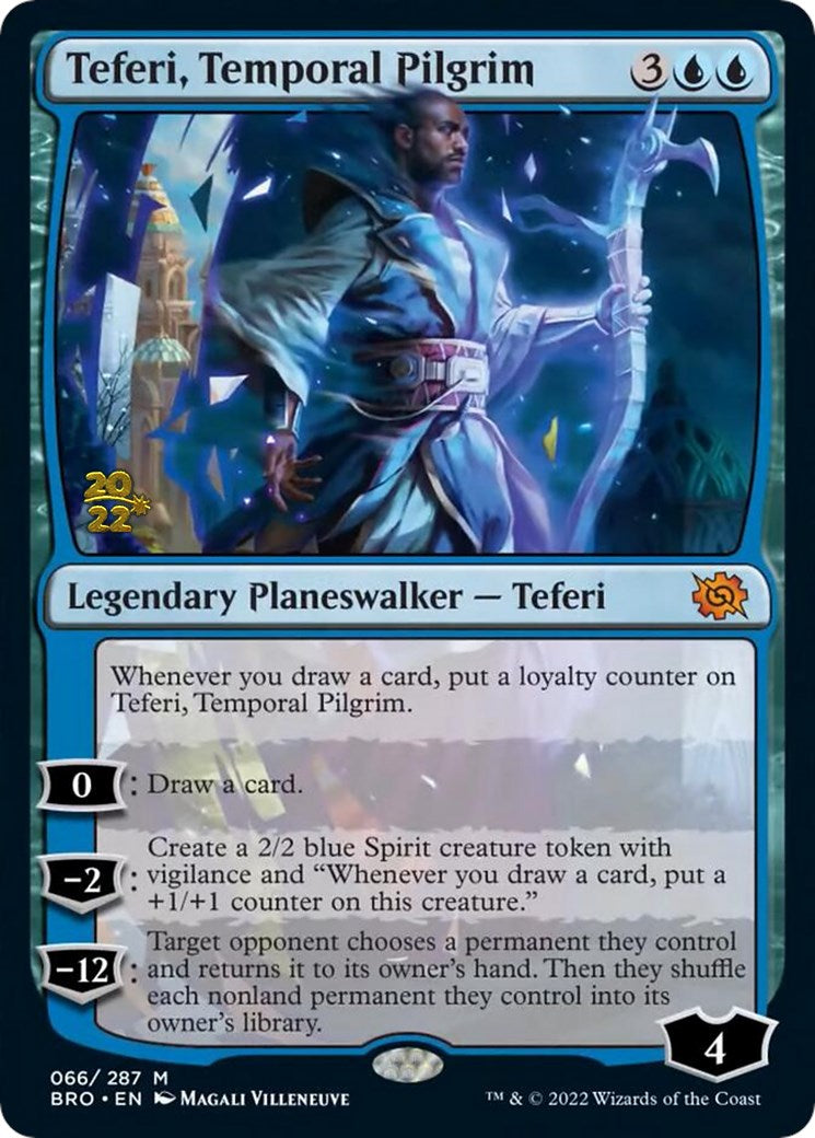 Teferi, Temporal Pilgrim [The Brothers' War Prerelease Promos] | GrognardGamesBatavia