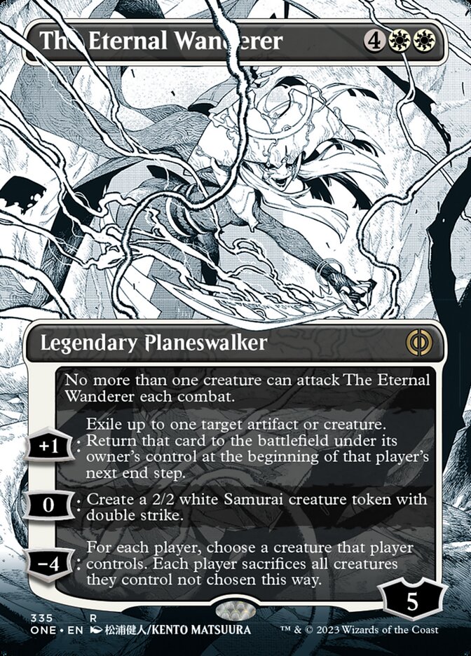 The Eternal Wanderer (Borderless Manga) [Phyrexia: All Will Be One] | GrognardGamesBatavia