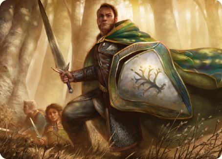 Boromir, Warden of the Tower Art Card [The Lord of the Rings: Tales of Middle-earth Art Series] | GrognardGamesBatavia