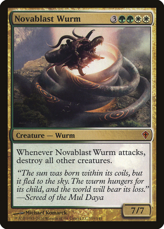 Novablast Wurm [Worldwake] | GrognardGamesBatavia