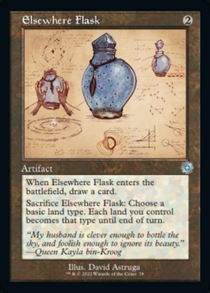 Elsewhere Flask (Retro Schematic) [The Brothers' War Retro Artifacts] | GrognardGamesBatavia