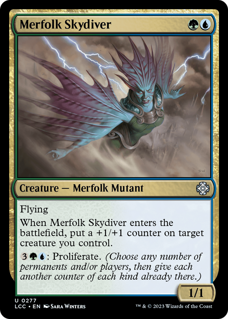 Merfolk Skydiver [The Lost Caverns of Ixalan Commander] | GrognardGamesBatavia