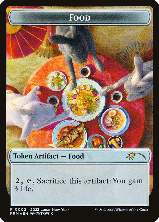 Food Token [Year of the Rabbit 2023] | GrognardGamesBatavia