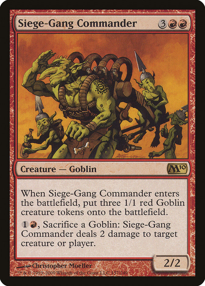 Siege-Gang Commander [Magic 2010] | GrognardGamesBatavia