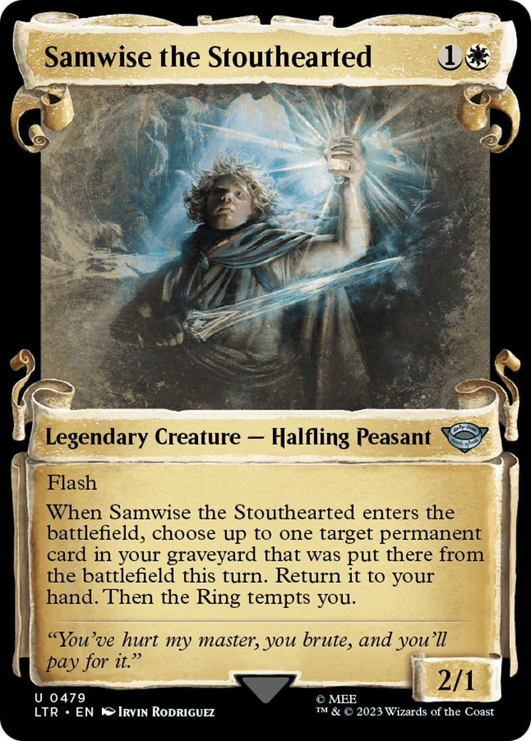 Samwise the Stouthearted [The Lord of the Rings: Tales of Middle-Earth Showcase Scrolls] | GrognardGamesBatavia