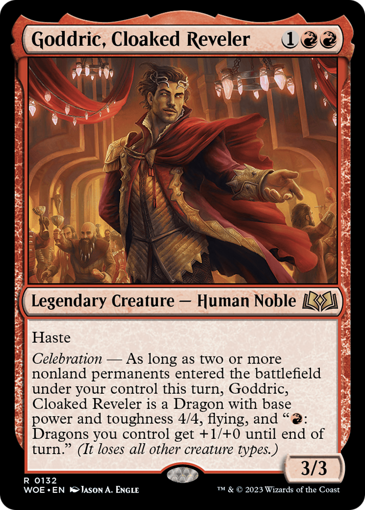 Goddric, Cloaked Reveler [Wilds of Eldraine] | GrognardGamesBatavia