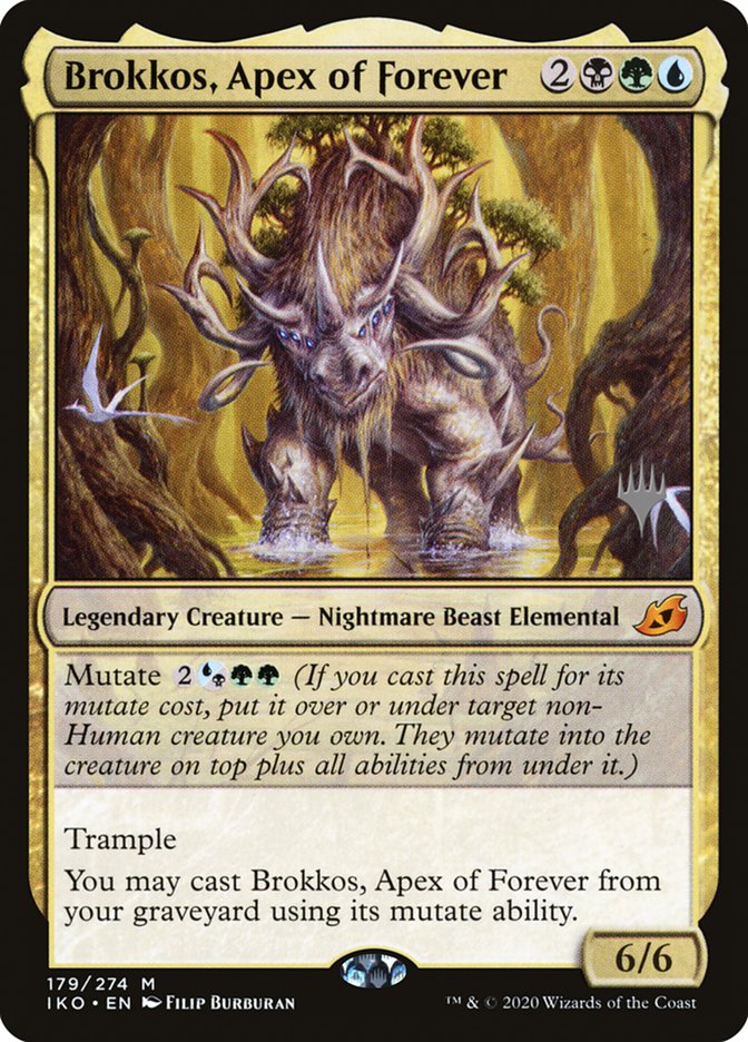 Brokkos, Apex of Forever (Promo Pack) [Ikoria: Lair of Behemoths Promos] | GrognardGamesBatavia