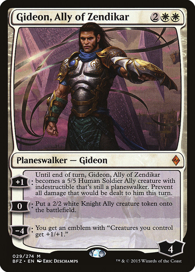 Gideon, Ally of Zendikar [Battle for Zendikar] | GrognardGamesBatavia