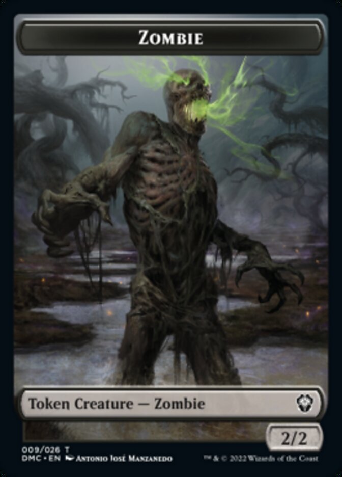 Zombie Token [Dominaria United Commander Tokens] | GrognardGamesBatavia