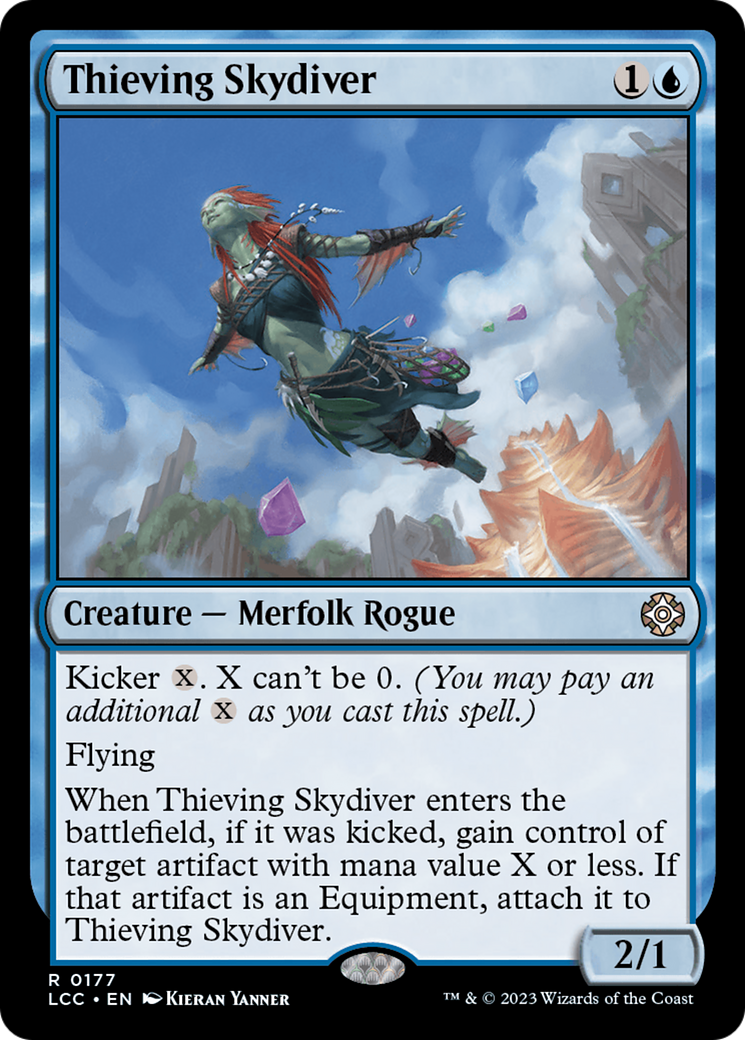 Thieving Skydiver [The Lost Caverns of Ixalan Commander] | GrognardGamesBatavia