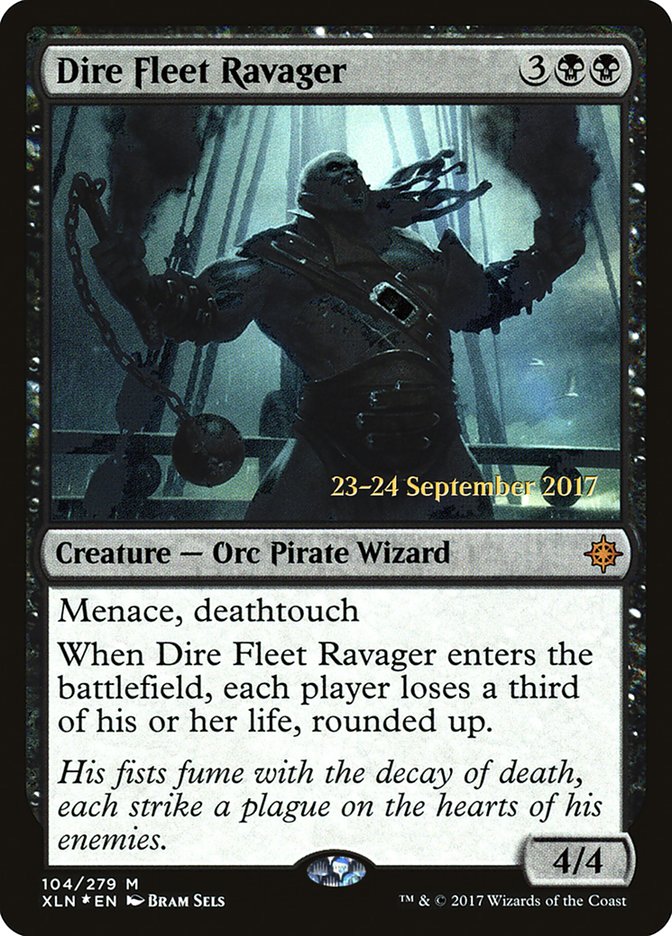 Dire Fleet Ravager [Ixalan Prerelease Promos] | GrognardGamesBatavia