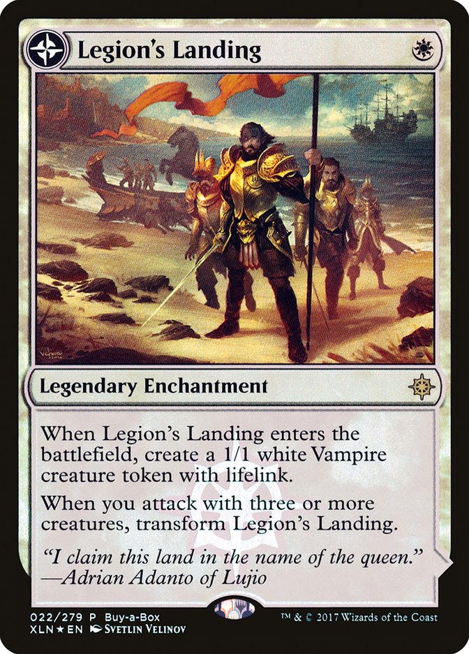 Legion's Landing // Adanto, the First Fort (Buy-A-Box) [Ixalan Treasure Chest] | GrognardGamesBatavia