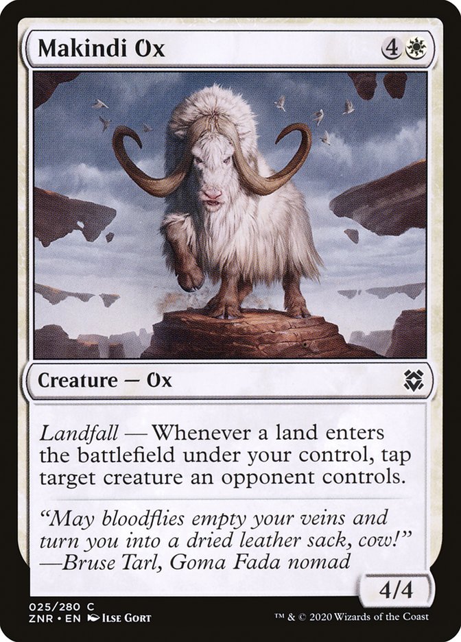 Makindi Ox [Zendikar Rising] | GrognardGamesBatavia