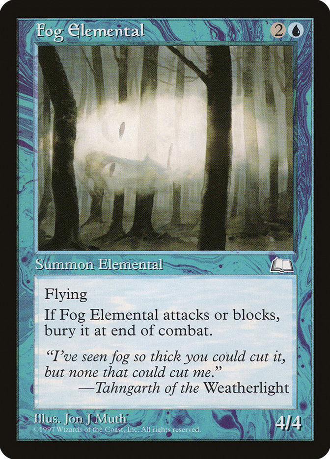 Fog Elemental [Weatherlight] | GrognardGamesBatavia