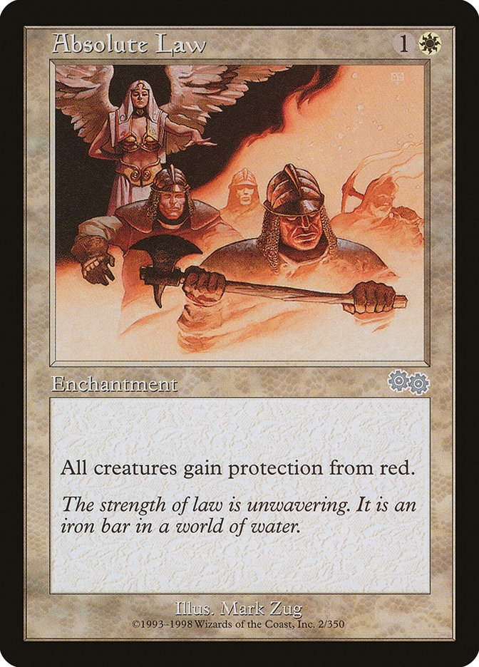 Absolute Law [Urza's Saga] | GrognardGamesBatavia