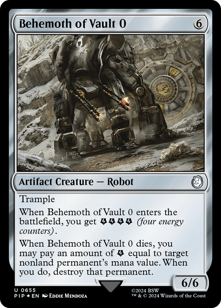 Behemoth of Vault 0 (Surge Foil) [Fallout] | GrognardGamesBatavia