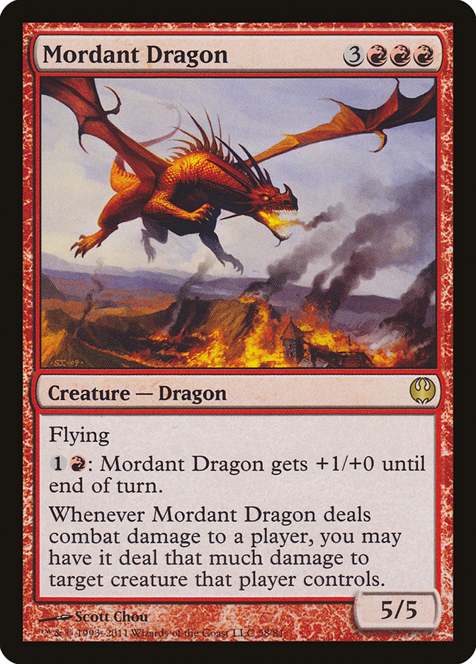 Mordant Dragon [Duel Decks: Knights vs. Dragons] | GrognardGamesBatavia