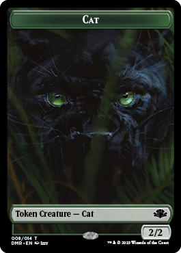 Cat Token (008) [Dominaria Remastered Tokens] | GrognardGamesBatavia