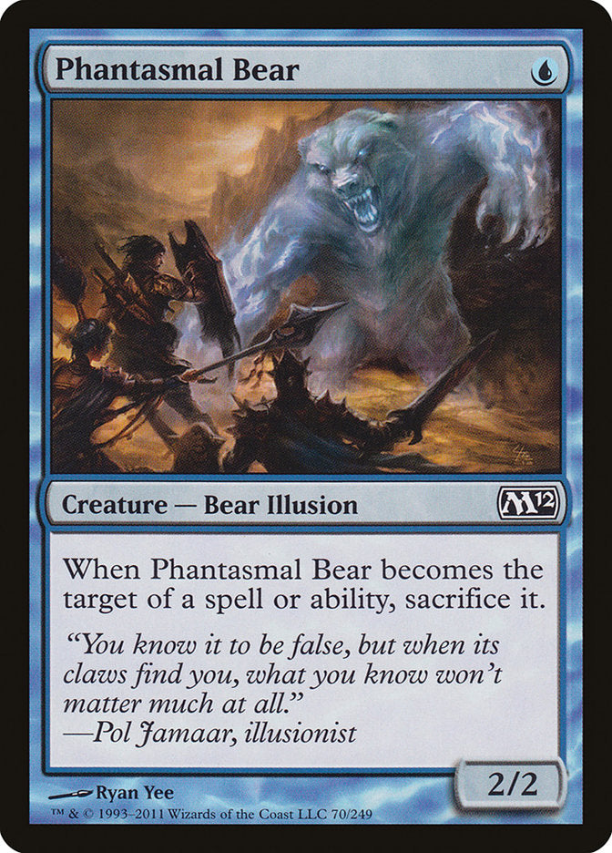 Phantasmal Bear [Magic 2012] | GrognardGamesBatavia