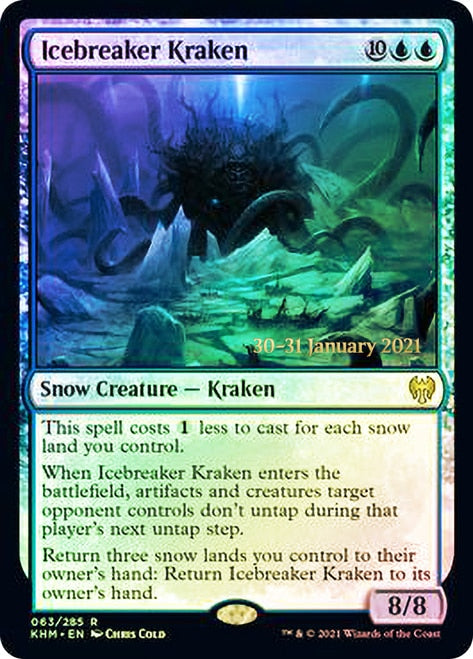 Icebreaker Kraken [Kaldheim Prerelease Promos] | GrognardGamesBatavia