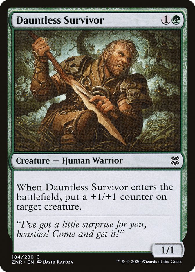 Dauntless Survivor [Zendikar Rising] | GrognardGamesBatavia