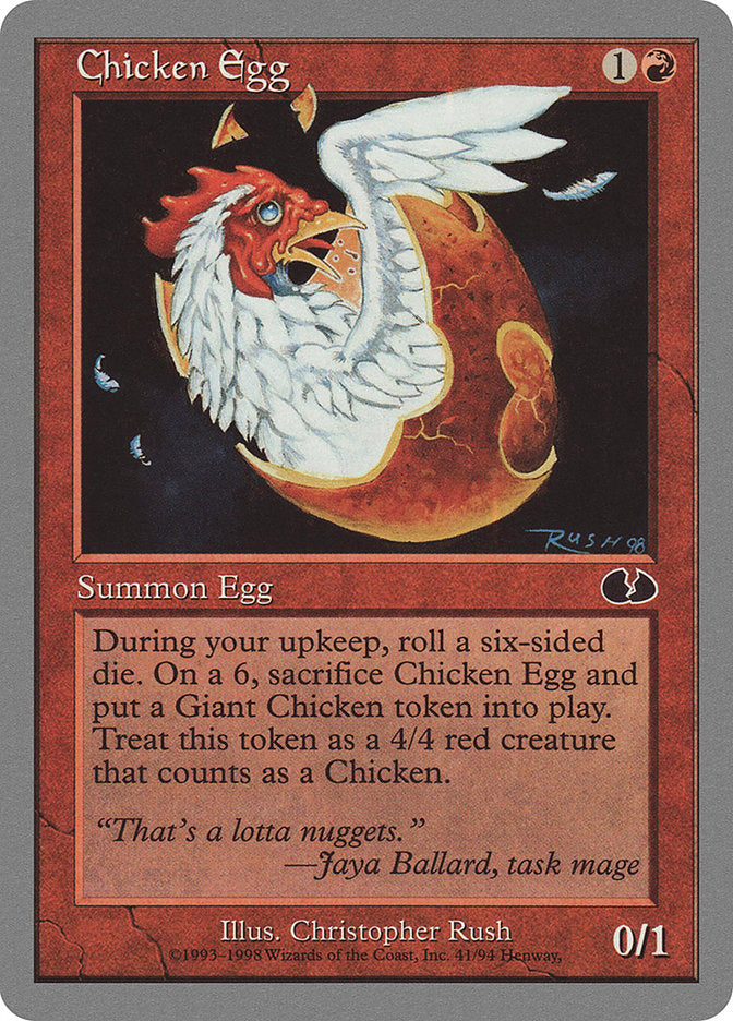 Chicken Egg [Unglued] | GrognardGamesBatavia