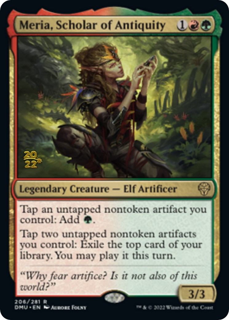 Meria, Scholar of Antiquity [Dominaria United Prerelease Promos] | GrognardGamesBatavia