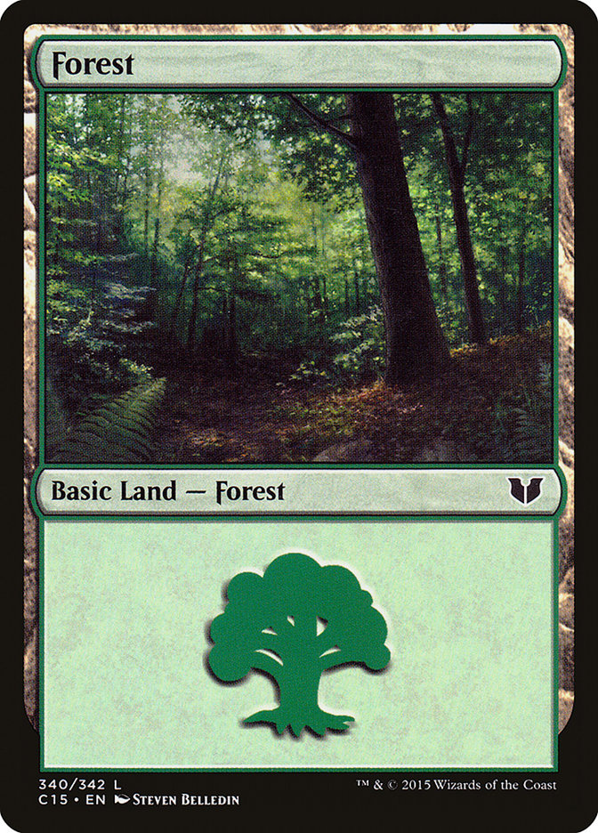 Forest (340) [Commander 2015] | GrognardGamesBatavia