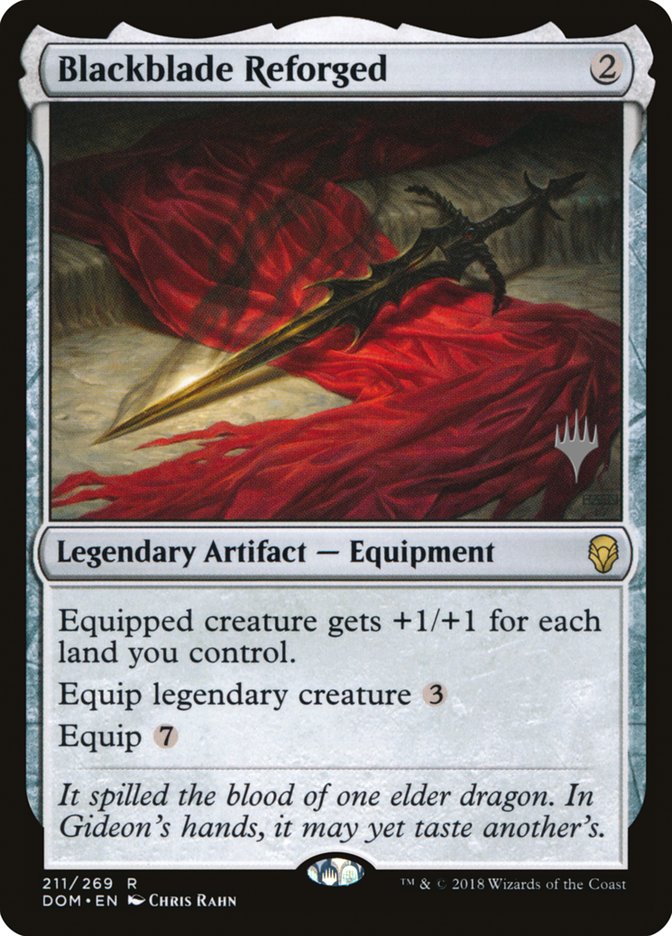 Blackblade Reforged (Promo Pack) [Dominaria Promos] | GrognardGamesBatavia