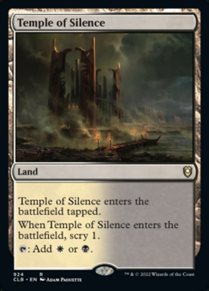 Temple of Silence [Commander Legends: Battle for Baldur's Gate] | GrognardGamesBatavia