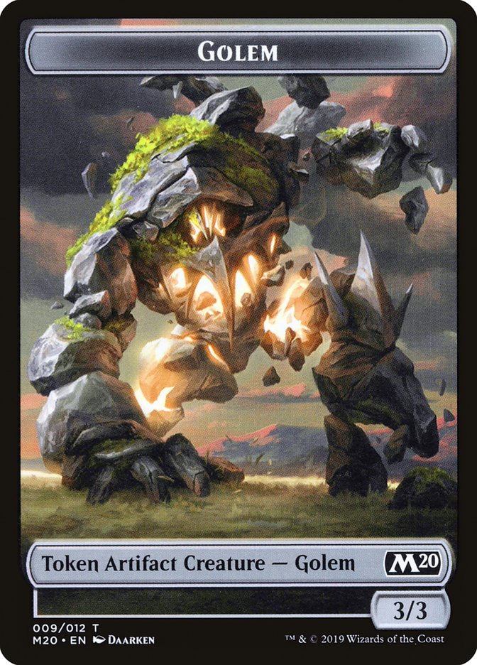 Golem Token [Core Set 2020 Tokens] | GrognardGamesBatavia