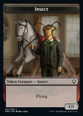 Soldier // Insect Double-Sided Token [Dominaria United Tokens] | GrognardGamesBatavia