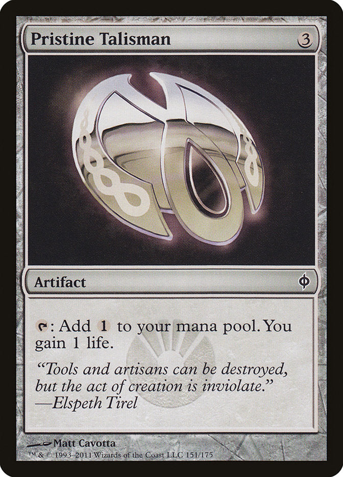 Pristine Talisman [New Phyrexia] | GrognardGamesBatavia