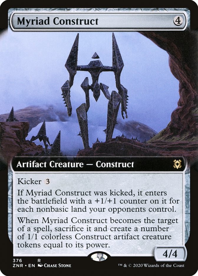 Myriad Construct (Extended Art) [Zendikar Rising] | GrognardGamesBatavia