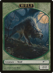 Human // Wolf Double-Sided Token [Friday Night Magic 2012] | GrognardGamesBatavia