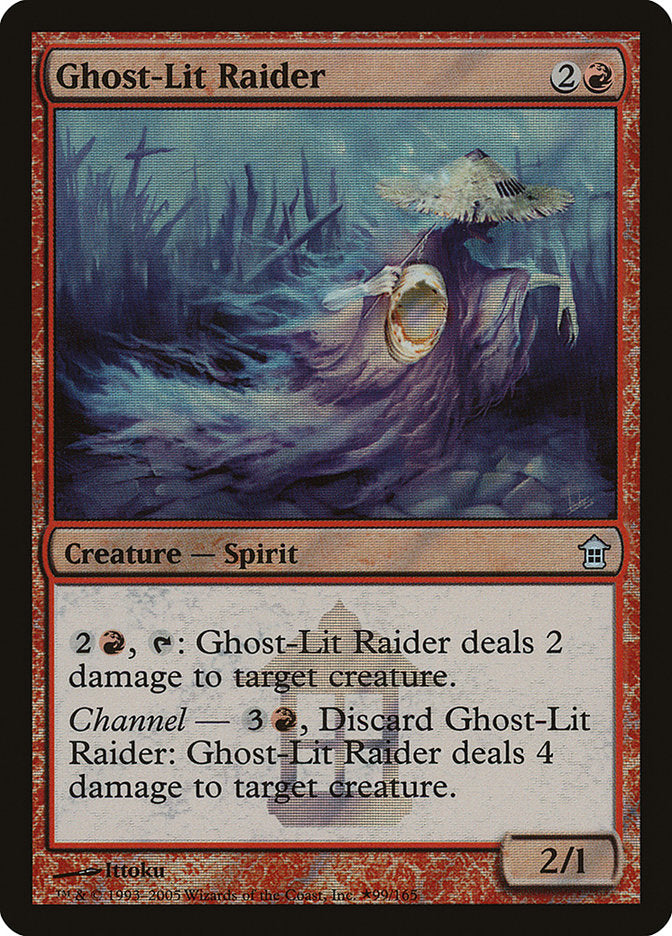 Ghost-Lit Raider [Saviors of Kamigawa Promos] | GrognardGamesBatavia