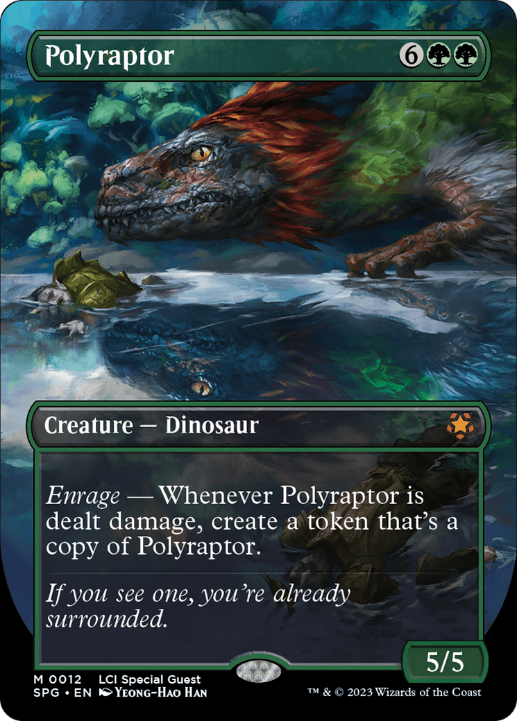 Polyraptor (Borderless) [The Lost Caverns of Ixalan Special Guests] | GrognardGamesBatavia