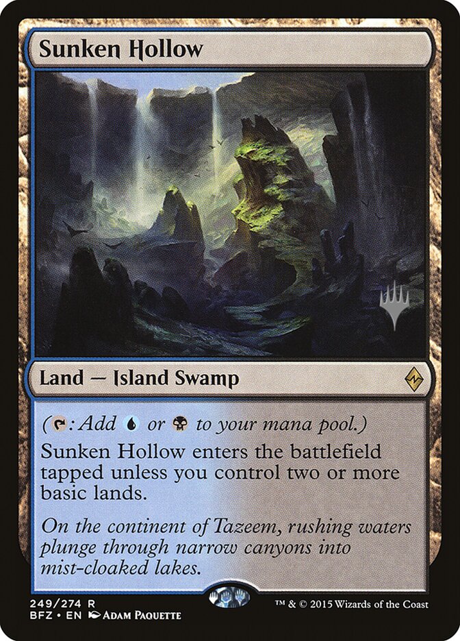 Sunken Hollow [Battle for Zendikar Promos] | GrognardGamesBatavia