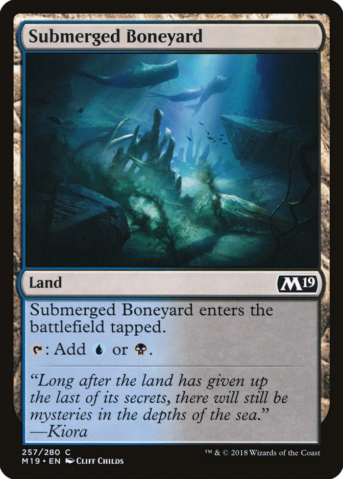 Submerged Boneyard [Core Set 2019] | GrognardGamesBatavia